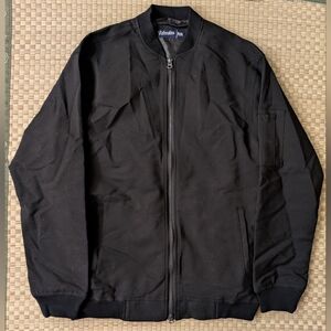 Woodies Performance Bomber Jacket Black Men's Size Medium (See Measurements)